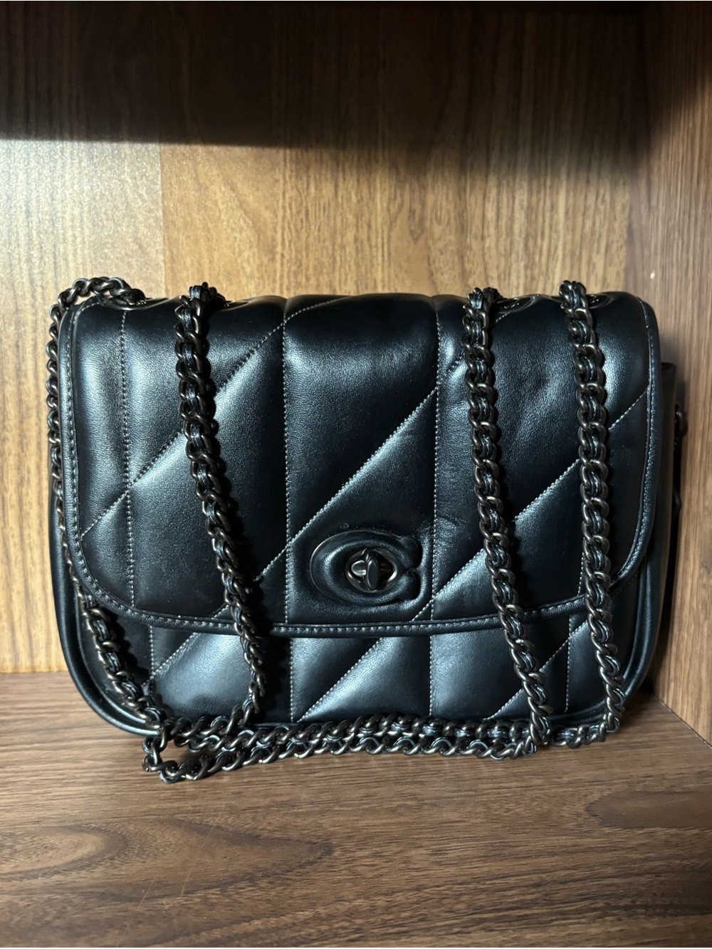 Coach Pillow Madison Shoulder Bag with Quilting